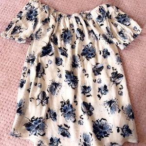 Off the shoulder blouse